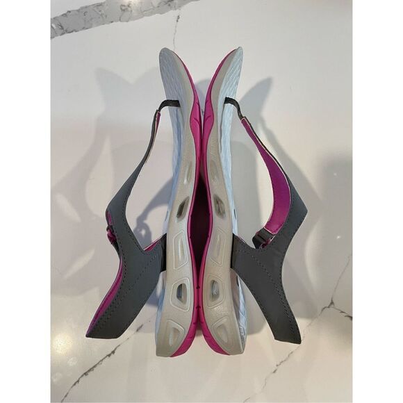 Columbia PFG Sunbreeze Vent Gladiator Sandal Gray/Pink Women’s Sz 10 - Picture 3 of 7